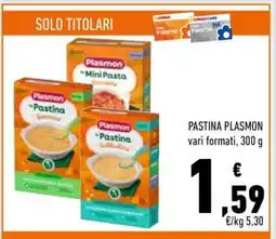 Conad Pastina Plasmon offerta