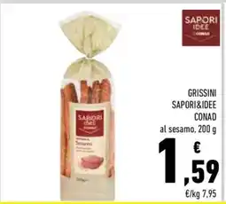 Conad GRISSINI SAPORI&IDEE CONAD offerta