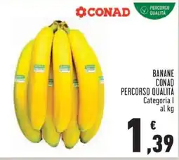 Conad Banane Conad Percorso Qualità offerta