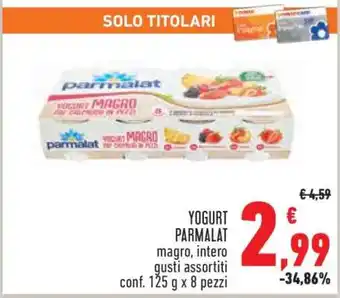 Conad Yogurt Parmalat offerta