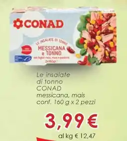 Conad Le insalate di tonno CONAD offerta