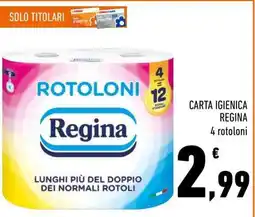 Conad CARTA IGIENICA REGINA offerta
