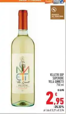 Conad VELLETRI DOP SUPERIORE VILLA GINNETTI offerta