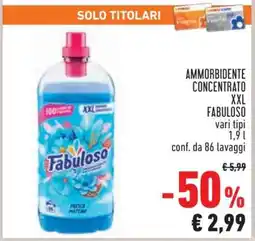 Conad Fabuloso Ammorbidente Concentrato XXL offerta