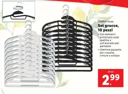 Lidl LIVARNO home Set grucce, 10 pezzi offerta