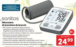 sanitas Misuratore di pressione da braccio