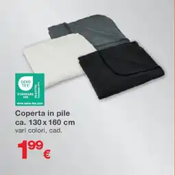 KiK Coperta in pile ca. 130 x 160 cm offerta