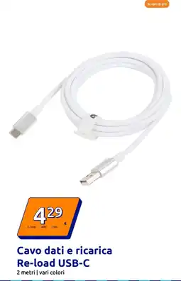Action Cavo dati e ricarica Re-load USB-C offerta