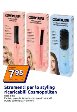Strumenti per lo styling ricaricabili Cosmopolitan