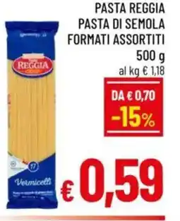 A&O Pasta reggia pasta di semola formati assortiti offerta
