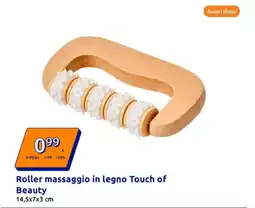 Action Roller massaggio in legno Touch of Beauty offerta