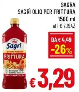A&O Sagra sagri olio per frittura offerta