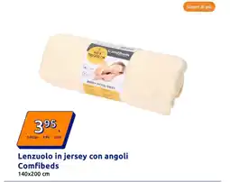 Action Lenzuolo in jersey con angoli Comfibeds offerta