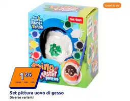 Action Set pittura uovo di gesso offerta