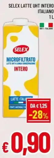 A&O Selex latte uht intero italiano offerta