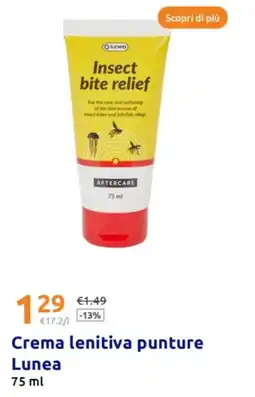 Action Crema lenitiva punture Lunea offerta