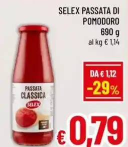 A&O Selex passata di pomodoro offerta