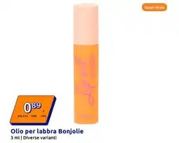 Action Olio per labbra Bonjolie offerta