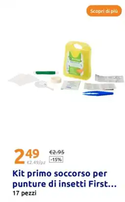 Action Kit primo soccorso per punture di insetti First offerta