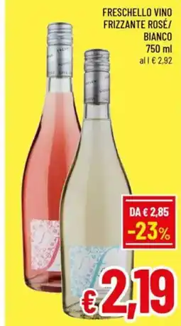 A&O Freschello vino frizzante rose/ bianco offerta