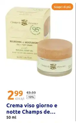 Crema viso giorno e notte Champs de