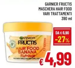 A&O Garnier fructis maschera hair food vari trattamenti offerta