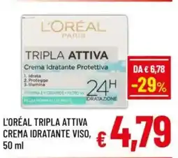A&O L'oréal tripla attiva crema idratante viso offerta