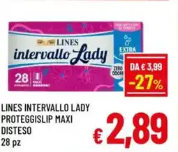 A&O Lines intervallo lady proteggislip maxi disteso 28 pz offerta
