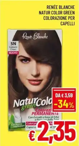 Renée blanche natur color green colorazione per capelli