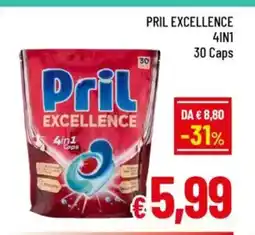 A&O Pril excellence 4in1 30 caps offerta