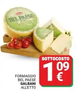 Supermercati Gulliver Formaggio bel paese GALBANI offerta