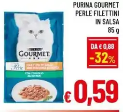 A&O Purina gourmet perle filettini in salsa offerta