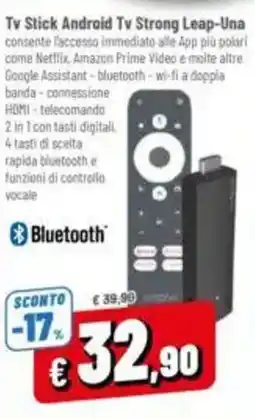 A&O Tv stick android tv strong leap-una offerta