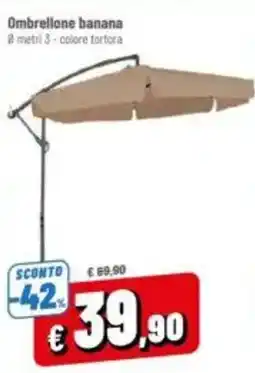 A&O Ombrellone banana offerta