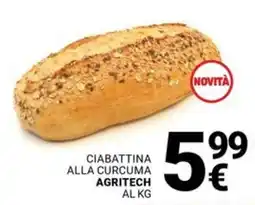 Supermercati Gulliver Ciabattina alla curcuma agritech offerta