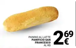 Supermercati Gulliver Panino al latte panificio san francesco offerta
