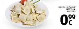 Supermercati Gulliver Ravioli di carne novella offerta