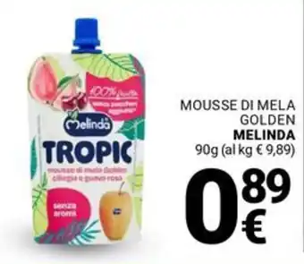 Supermercati Gulliver Mousse di mela golden MELINDA offerta