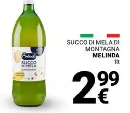 Supermercati Gulliver Succo di mela di montagna MELINDA offerta