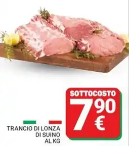 Supermercati Gulliver Trancio di lonza di suino offerta