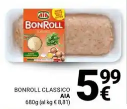 Supermercati Gulliver Bonroll classico AIA offerta