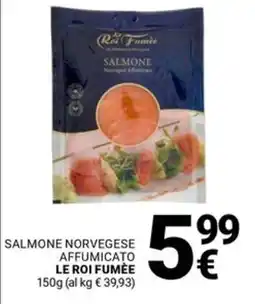 Supermercati Gulliver Salmone norvegese affumicato LE ROI FUMÈE offerta