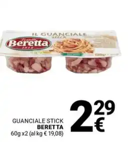 Supermercati Gulliver Guanciale stick BERETTA offerta