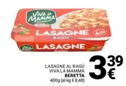Supermercati Gulliver Lasagne al ragù viva la mamma BERETTA offerta