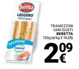 Supermercati Gulliver Tramezzini vari gusti BERETTA offerta