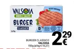 Supermercati Gulliver Burger classico VALSOIA offerta