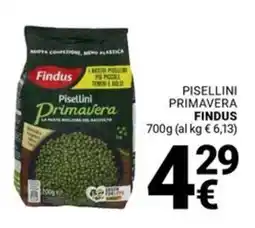 Supermercati Gulliver Pisellini primavera FINDUS offerta