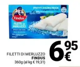 Supermercati Gulliver Filetti di merluzzo FINDUS offerta