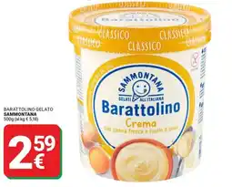 Supermercati Gulliver Barattolino gelato SAMMONTANA offerta