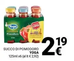 Supermercati Gulliver Succo di pomodoro YOGA offerta